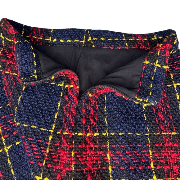 Halogen Edith Tartan Knit Tweed
Plaid Skirt Red Blue Yellow Size 4 Petite - Picture 6 of 10